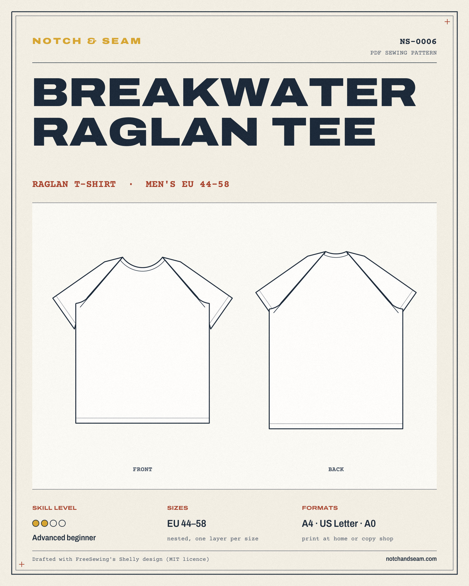 Breakwater Raglan Tee