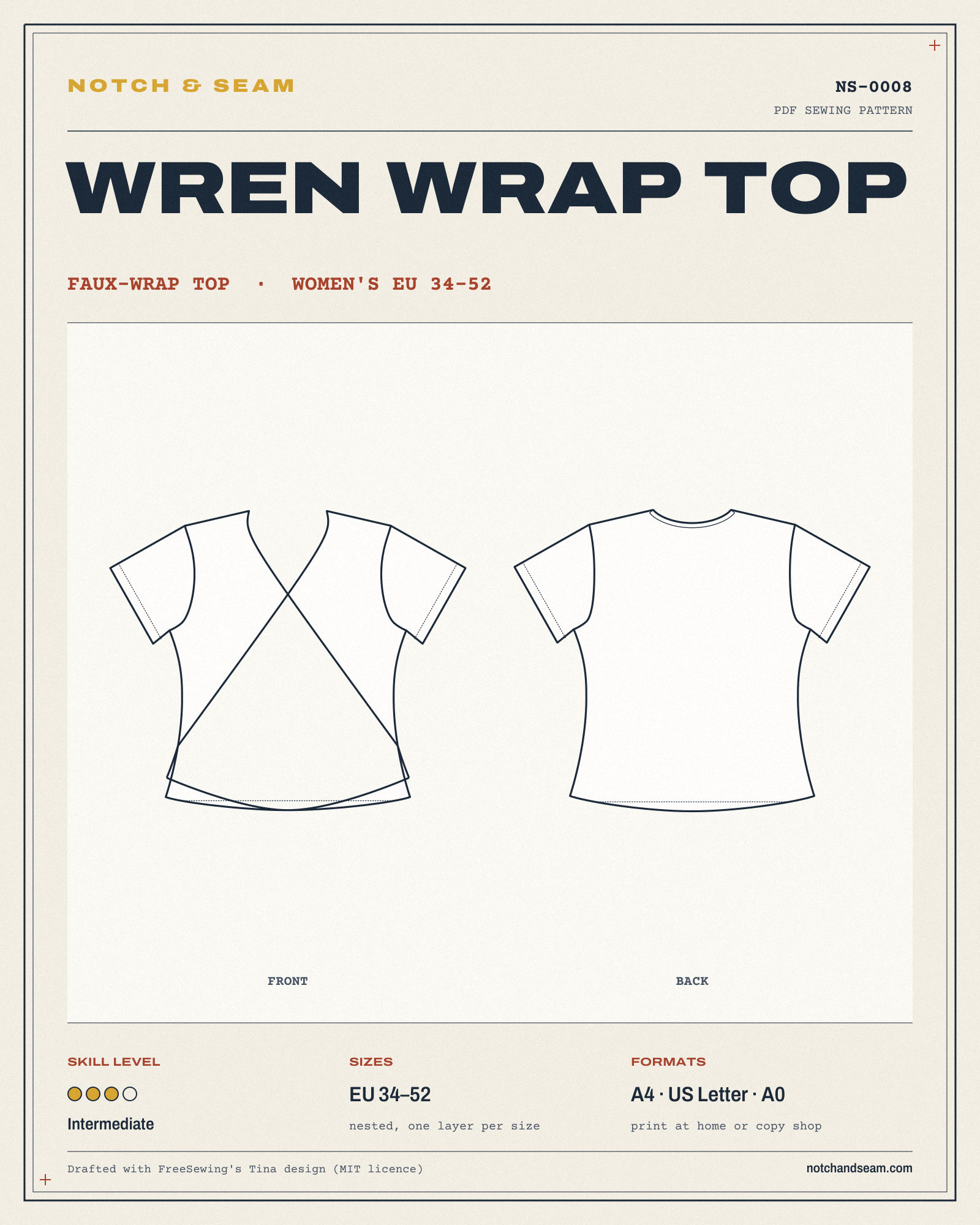 Wren Wrap Top