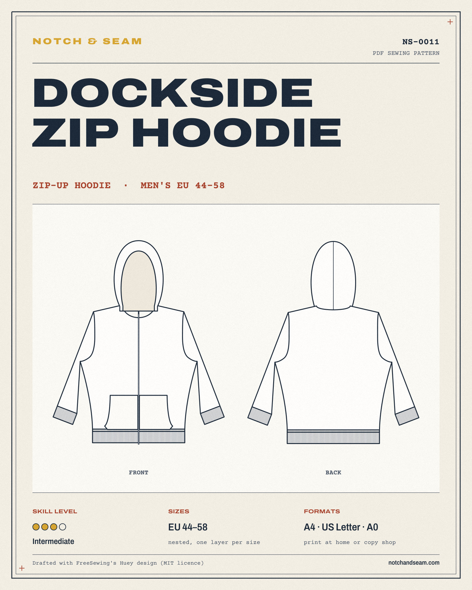 Dockside Zip Hoodie