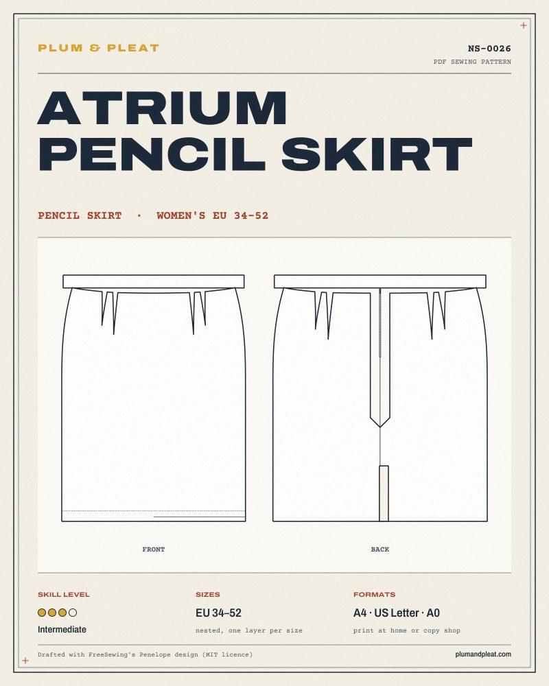 Atrium Pencil Skirt