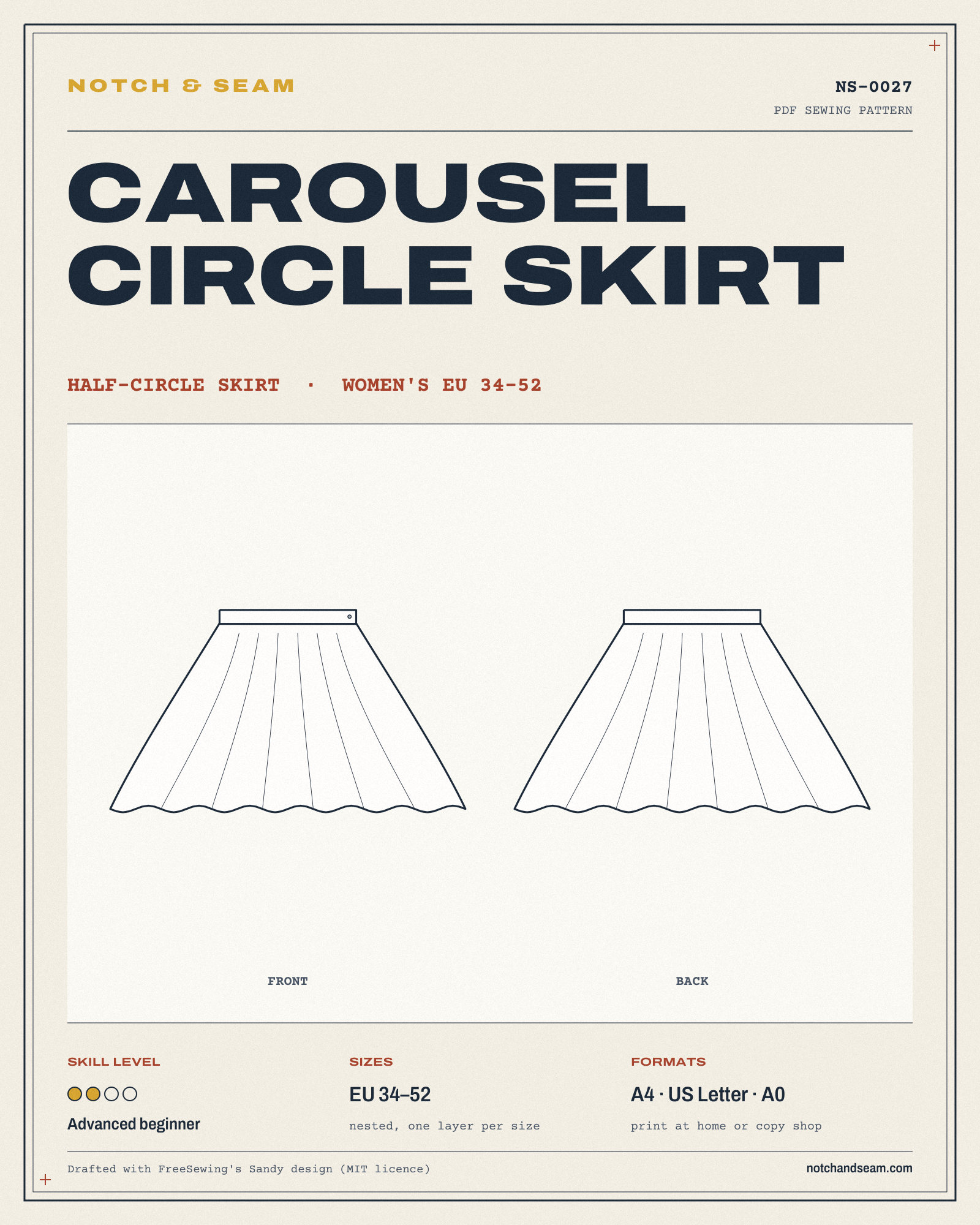 Carousel Circle Skirt