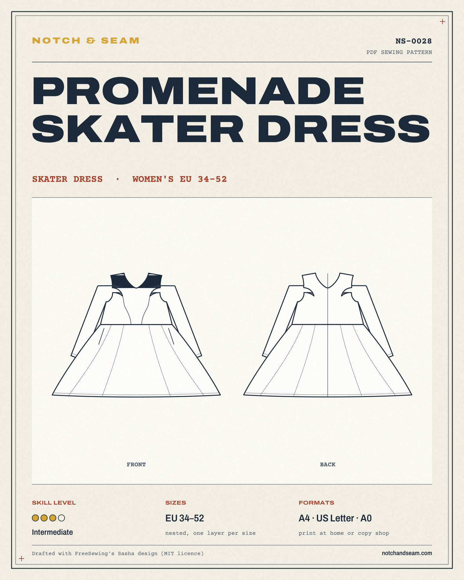 Promenade Skater Dress