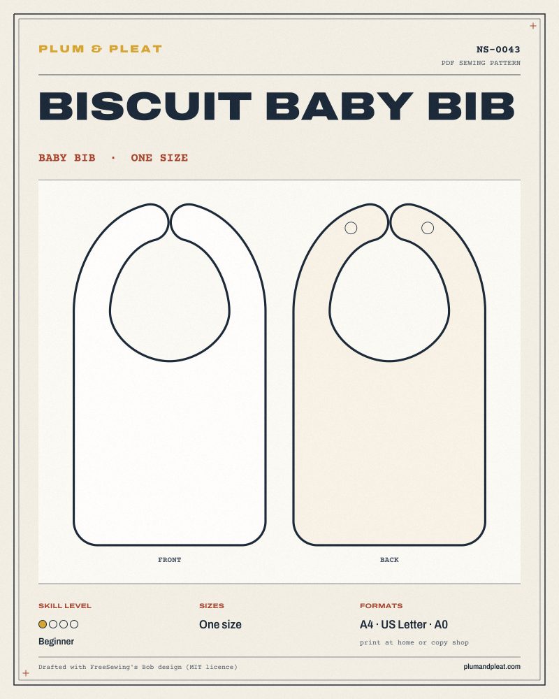 Biscuit Baby Bib