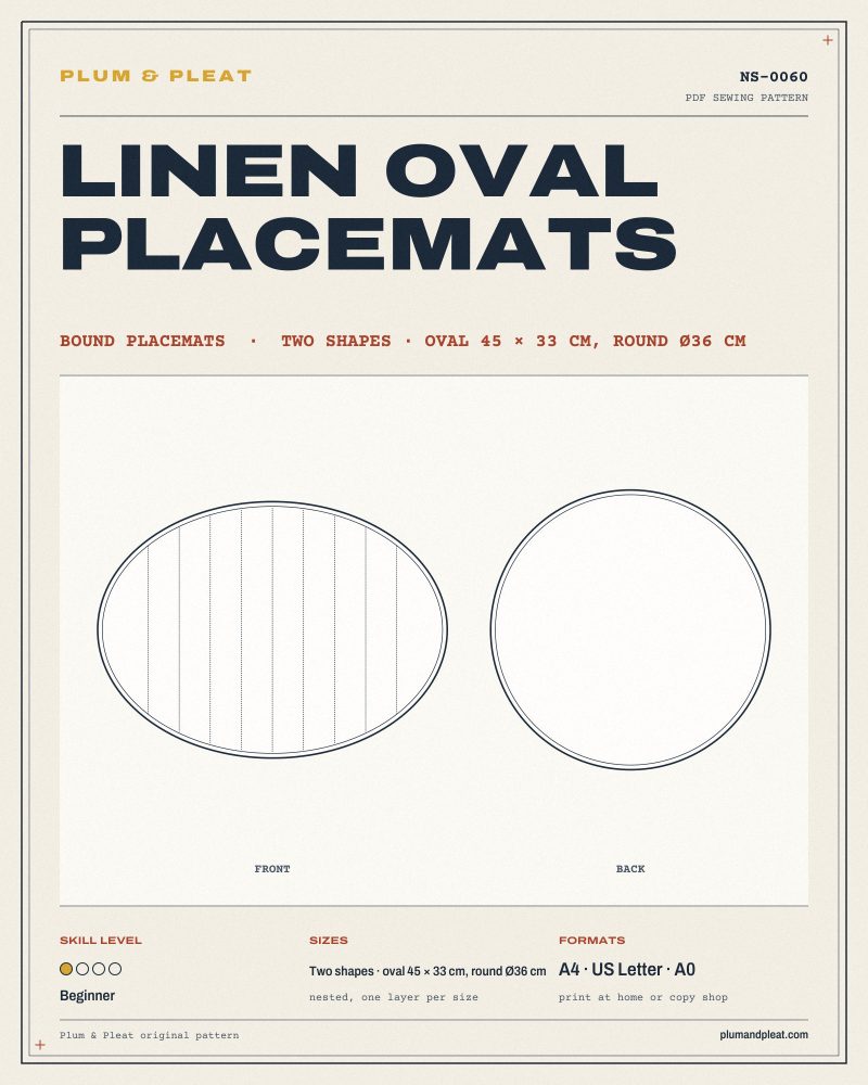 Linen Oval Placemats
