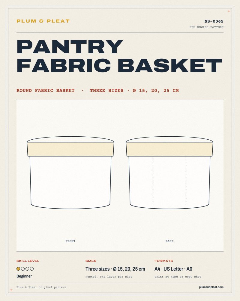 Pantry Fabric Basket