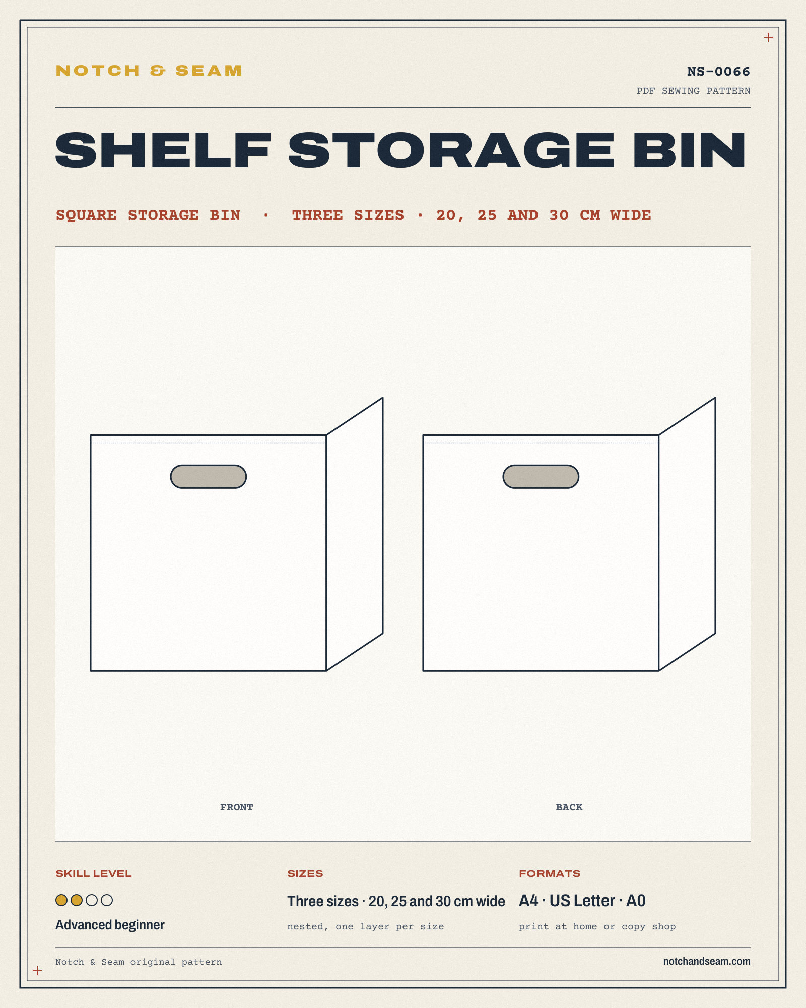 Shelf Storage Bin