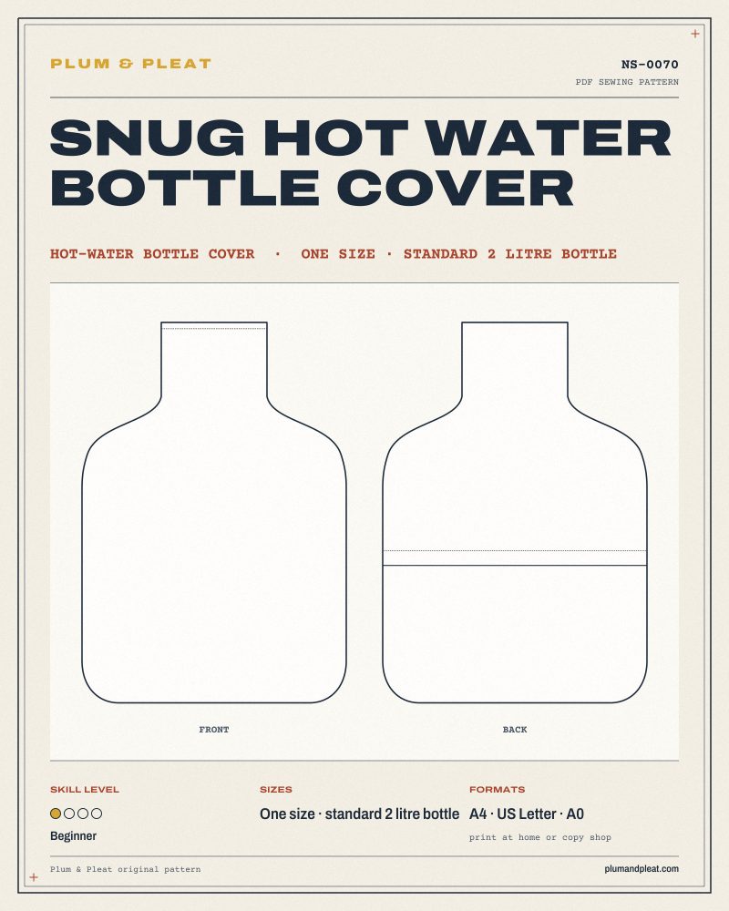 Snug Hot Water Bottle Cover