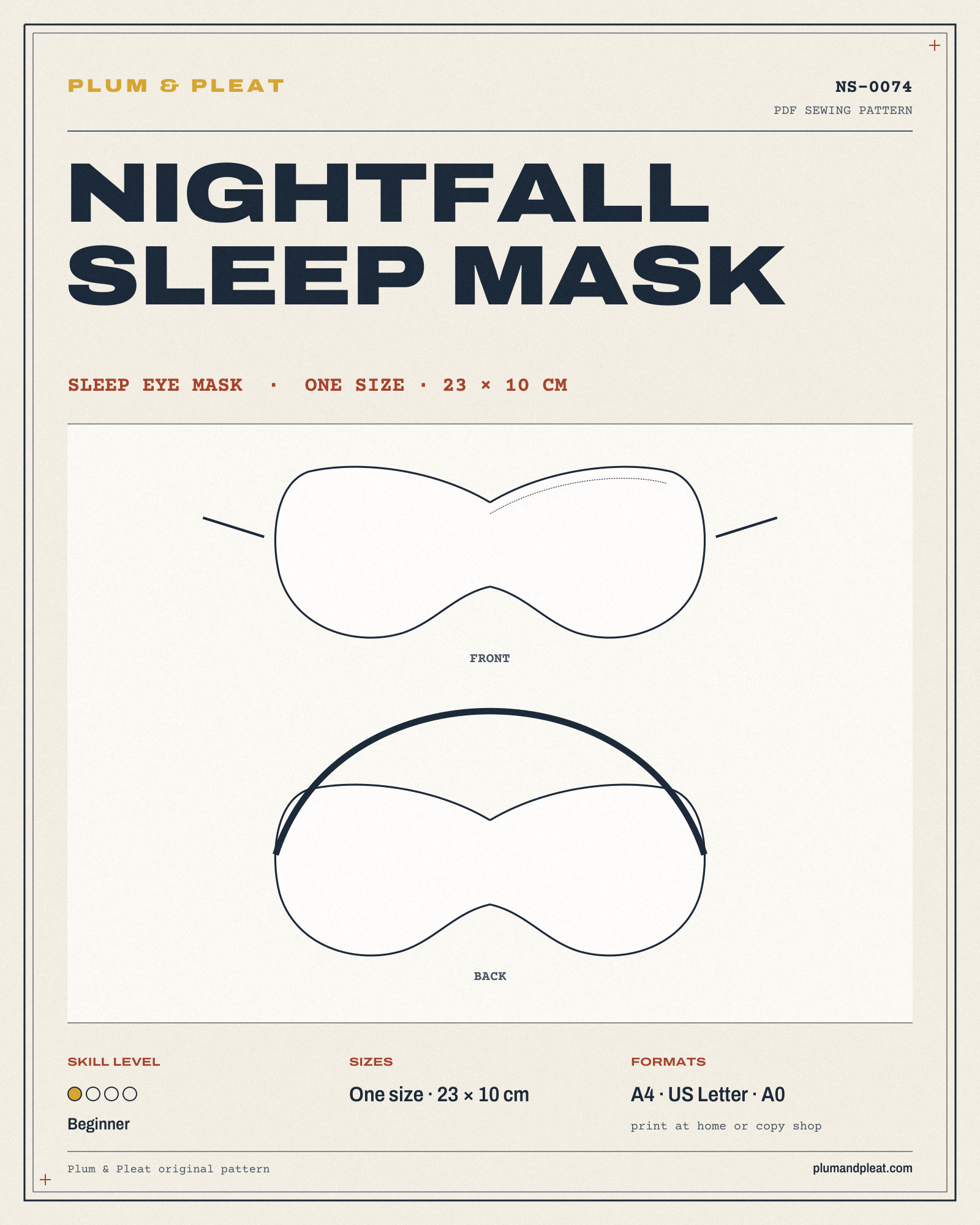 Nightfall Sleep Mask