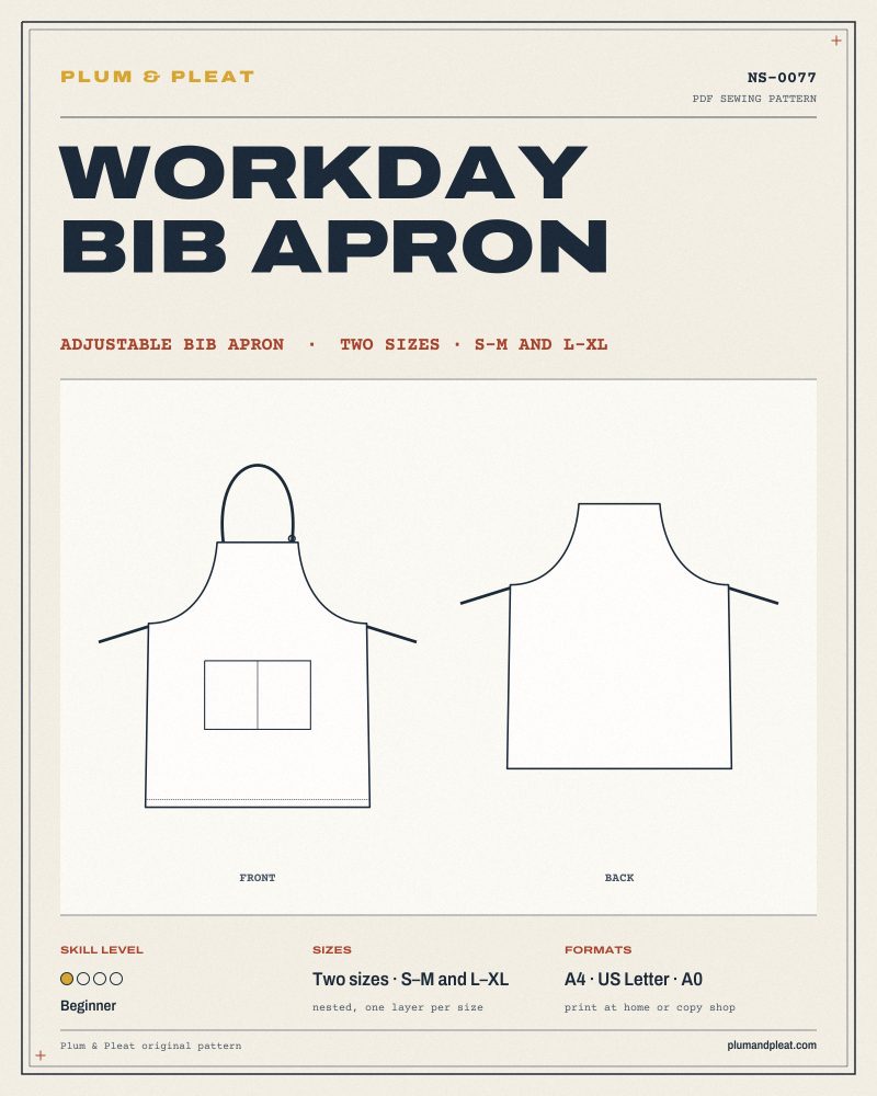 Workday Bib Apron