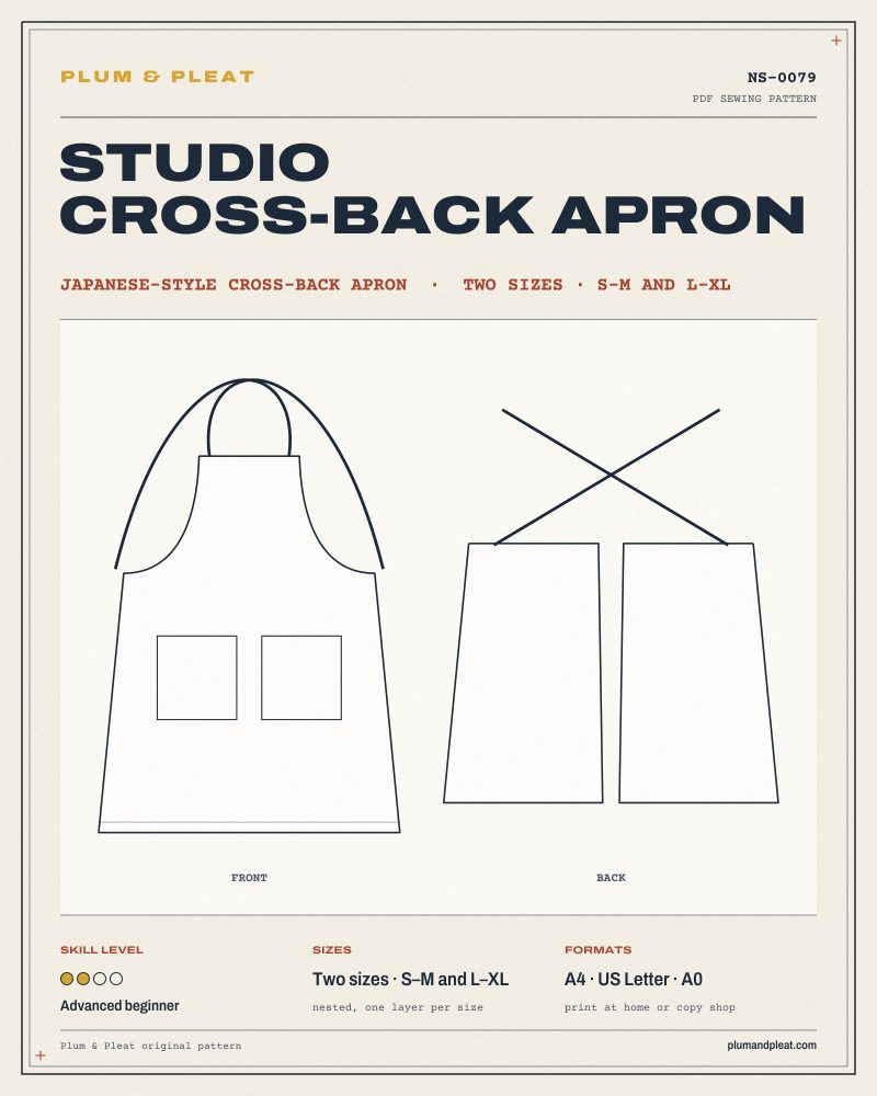Studio Cross-back Apron