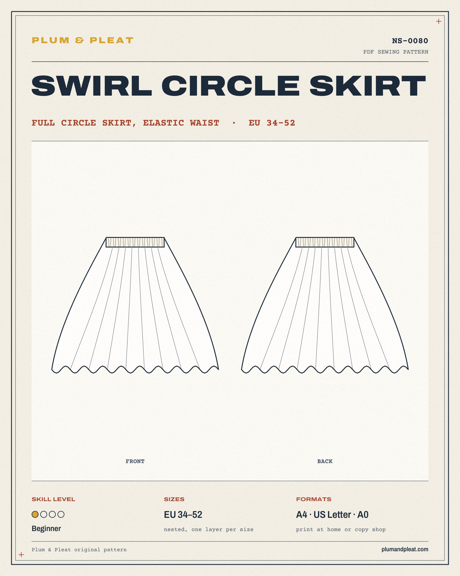Swirl Circle Skirt