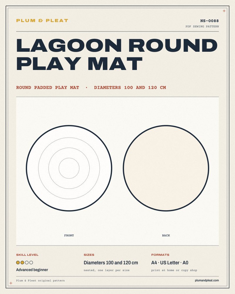 Lagoon Round Play Mat